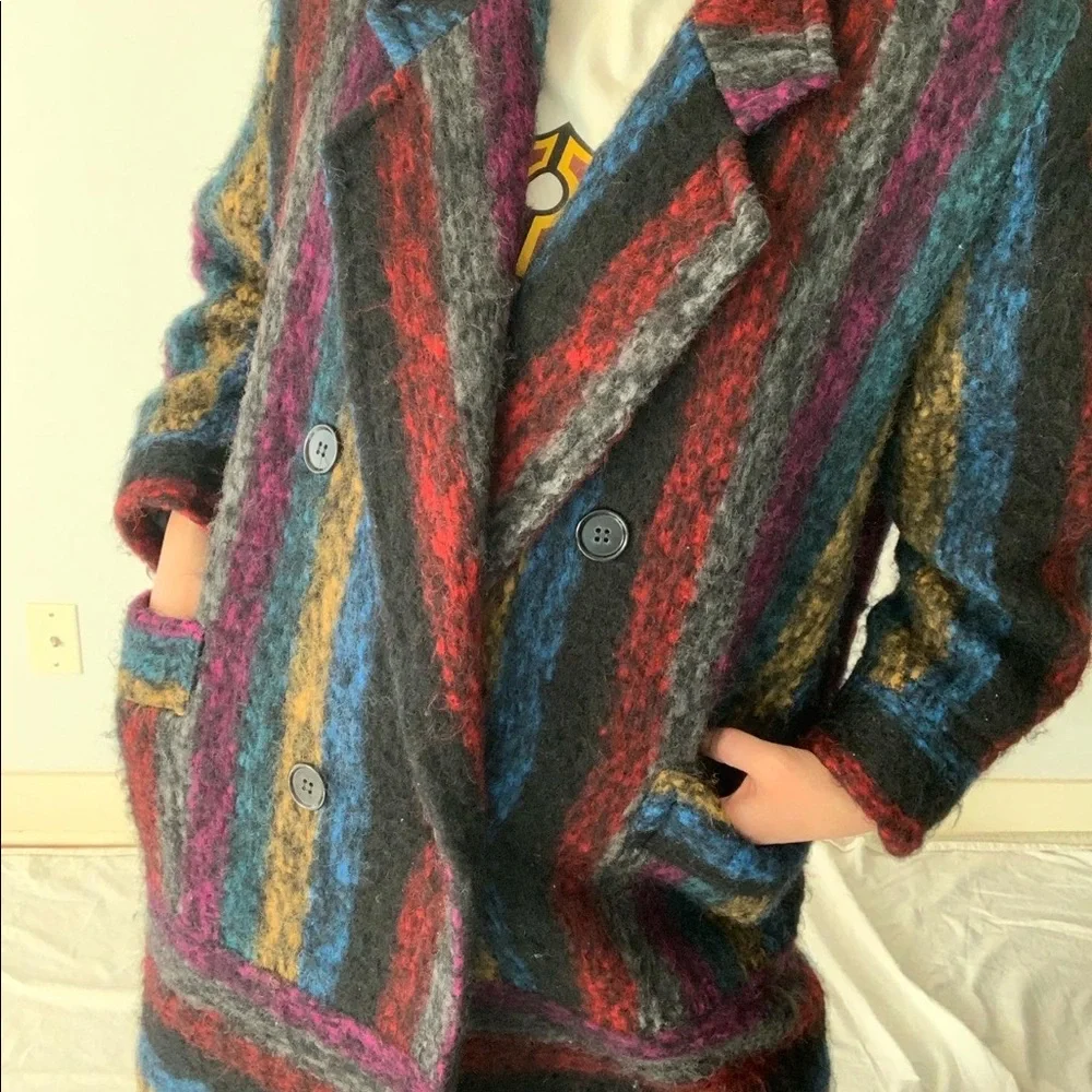 Vintage Wool Coat from Japan 70s/80s - Picture 7 of 9